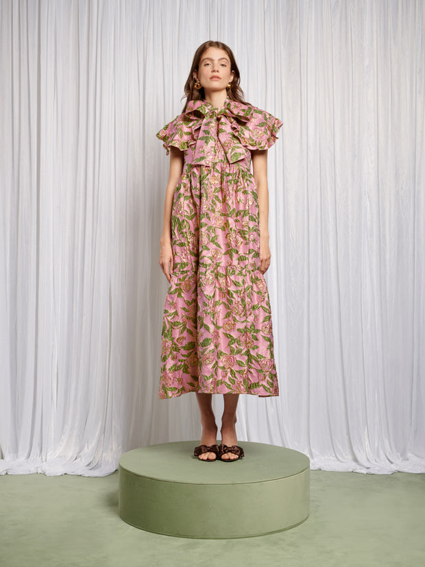 Abbey Maxi Jacquard Dress