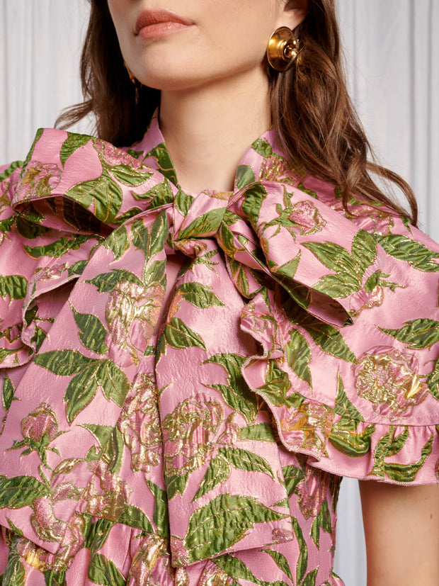 Abbey Maxi Jacquard Dress