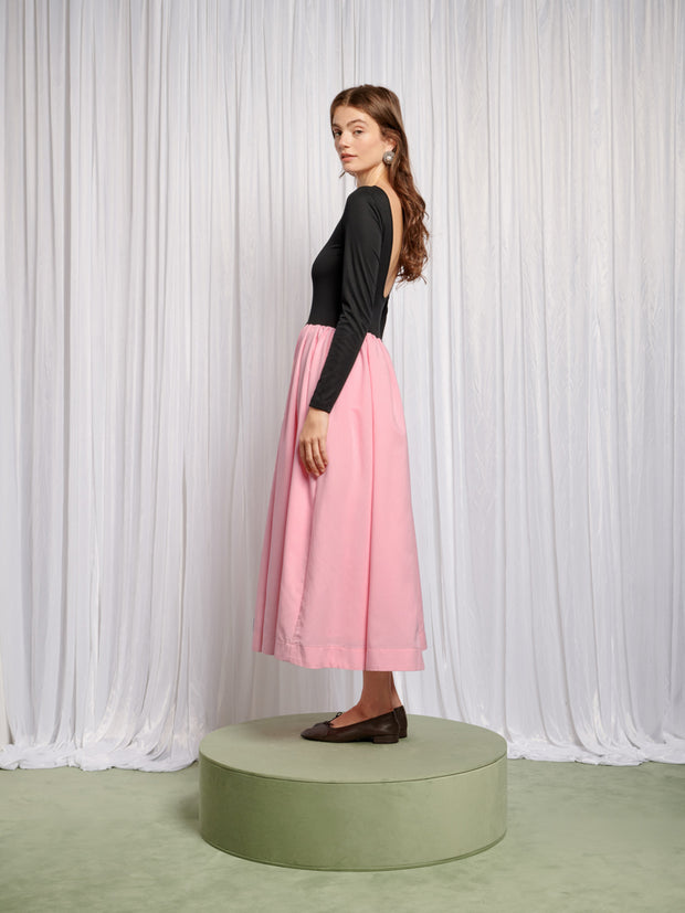 Ballerina Open Back Dress