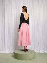 Ballerina Open Back Dress
