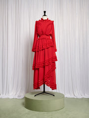 Augustine Maxi Ruffles Dress