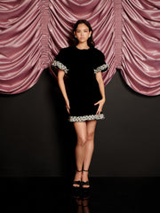 City Velvet Mini Dress