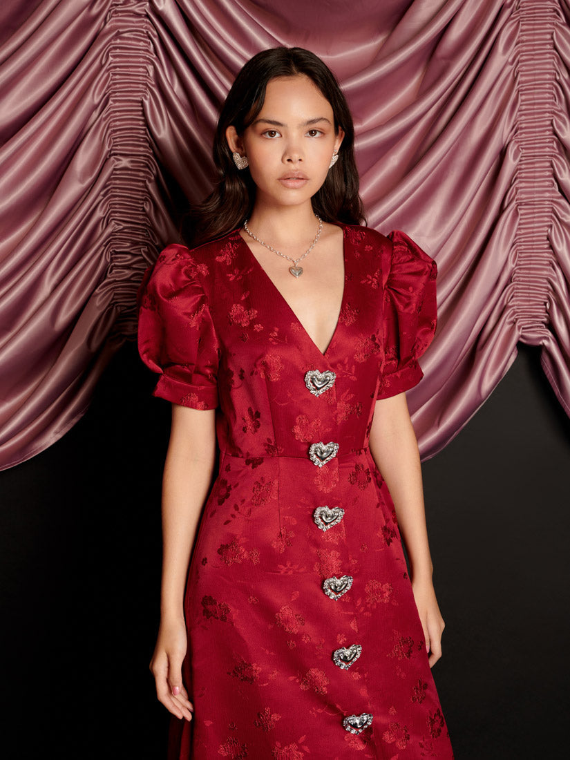 Carnival Hearts Midi Dress – Sister Jane