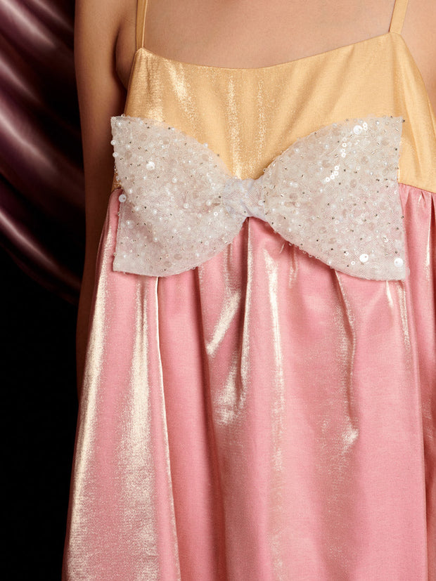 Melody Bow Mini Dress Sorbet Multi / Z