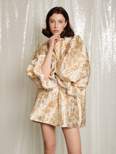 Lumiere Jacquard Mini Dress