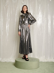 Disco Darling Lame Maxi Dress