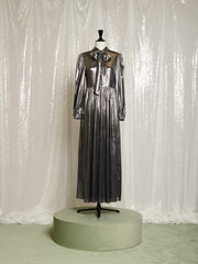 Disco Darling Lame Maxi Dress