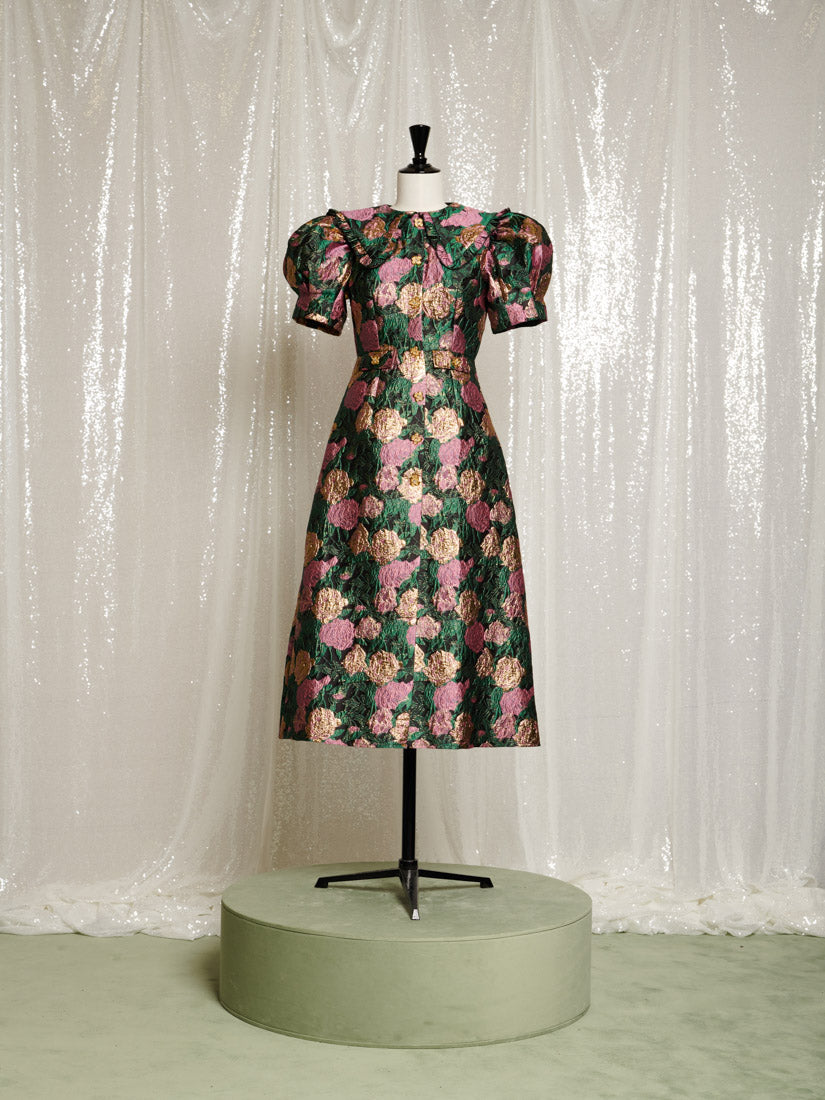 Enchanted Jacquard Midi Dress – Sister Jane