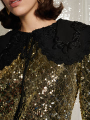 Gold Diamonds Mini Dress