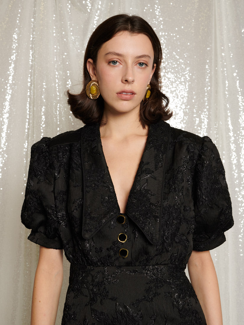 Eternal Jacquard Mini Dress – Sister Jane