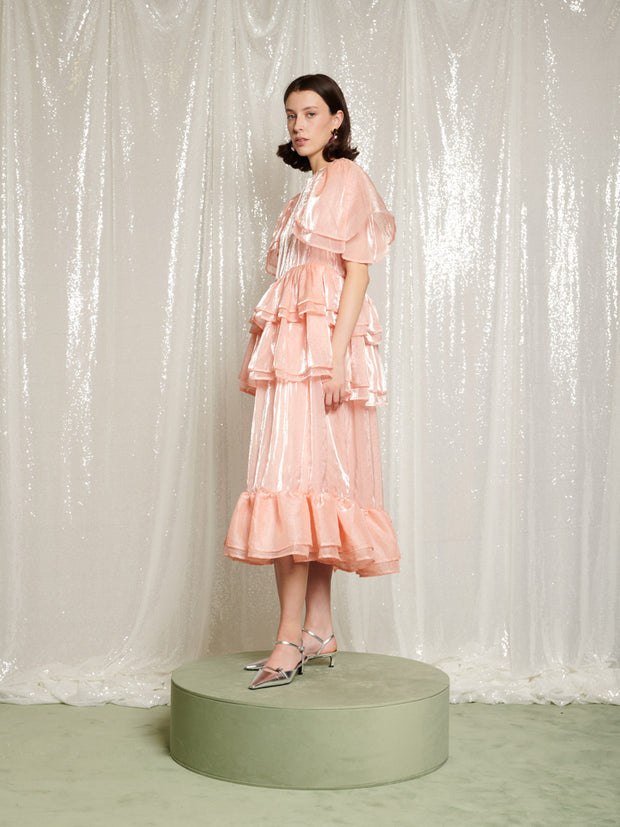 Reverie Ruffle Midi Dress