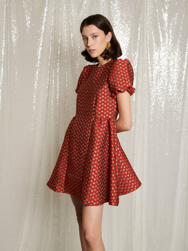Mini Love Jacquard Dress