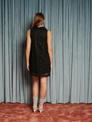 Eclipse Lace Mini Dress Coal Black / Z