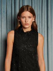 Eclipse Lace Mini Dress Coal Black / Z