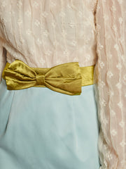 Eloise Colour Block Mini Dress Ivory, Baby Blue / Z