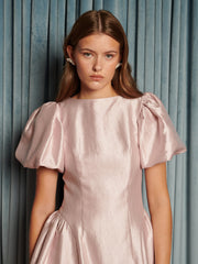 Nouveau Ruffle Mini Dress Baby Pink / Z
