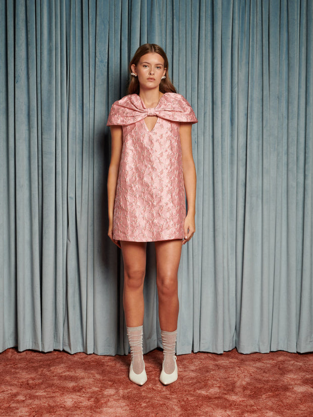 Cameo Cape Mini Dress