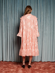Feature Bloom Midi Dress Peach Pink / Z