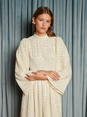 Reel Embellished Maxi Dress Cream Ivory / Z