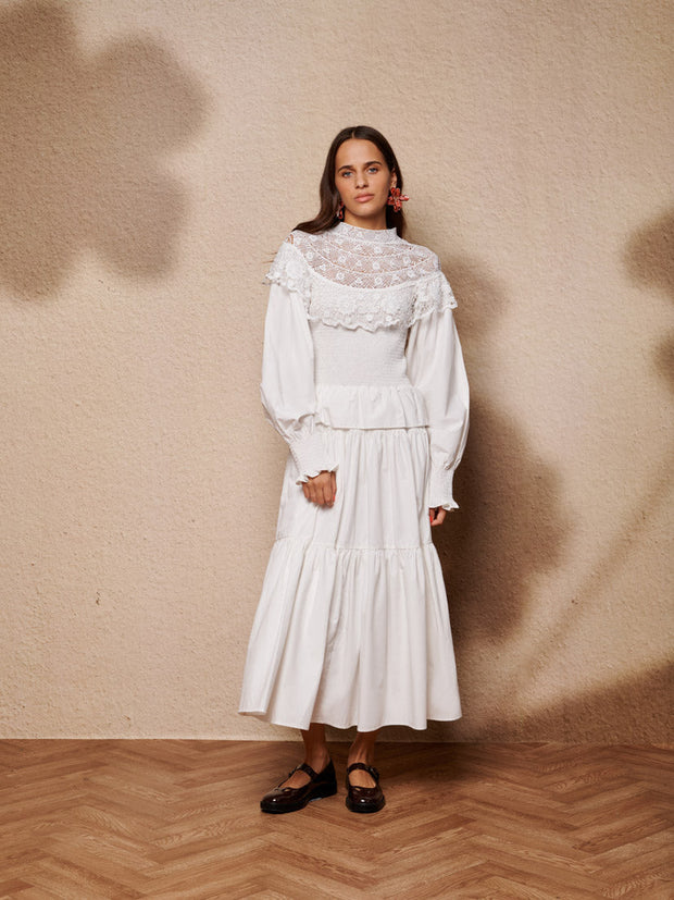 Light Language Shirring Maxi Dress – Sister Jane