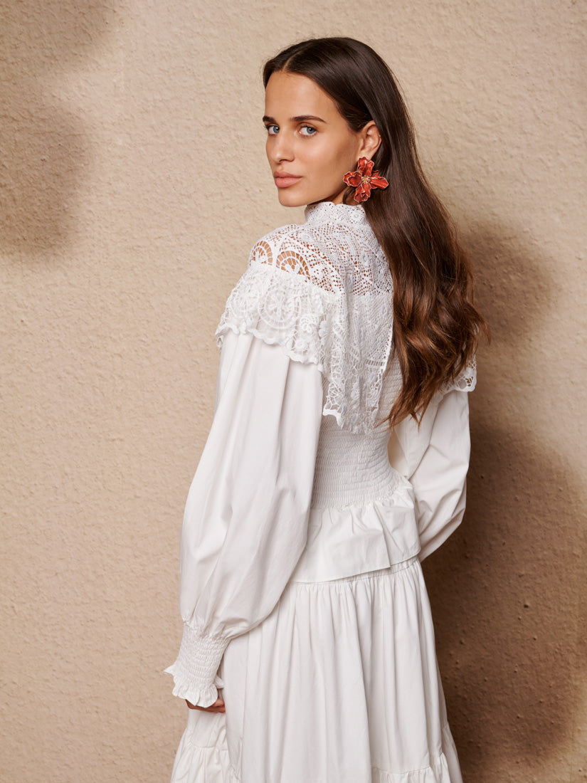 Light Language Shirring Maxi Dress – Sister Jane