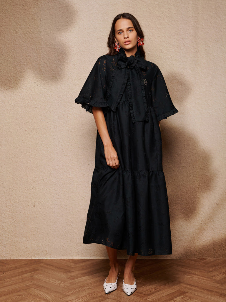 Solace Bow Midi Dress