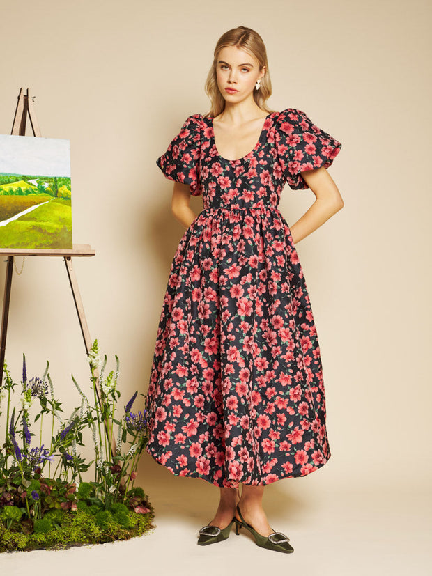 Impressions Jacquard Midi Dress – Sister Jane