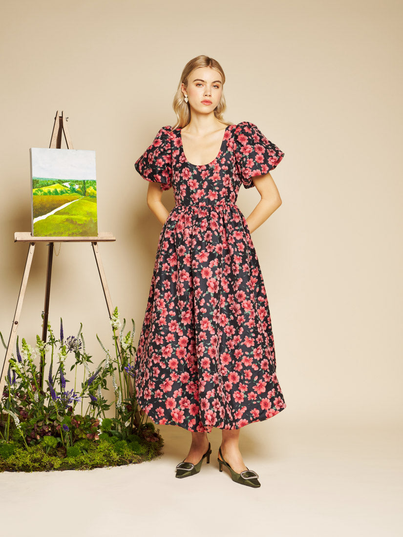 Impressions Jacquard Midi Dress – Sister Jane