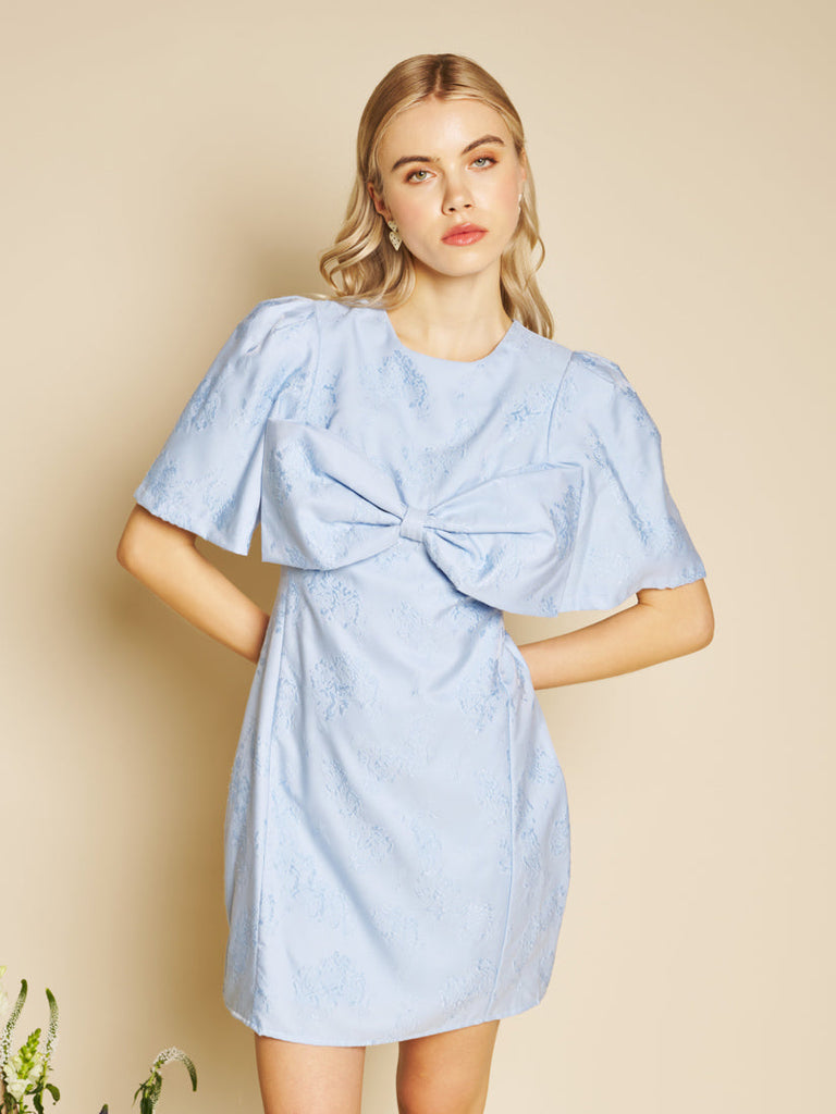 The Garden Atelier Sweet Pea Jacquard Mini Dress