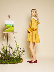 Jaune Jacquard Mini Dress – Sister Jane