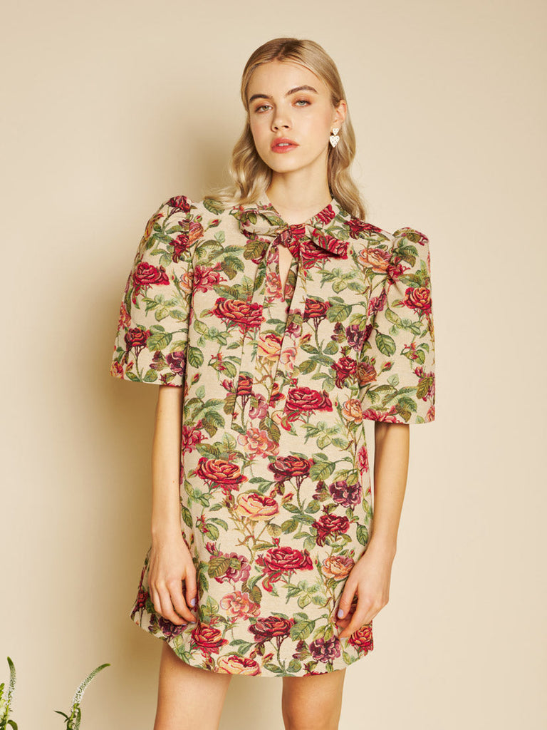 Petunia Tapestry Mini Dress