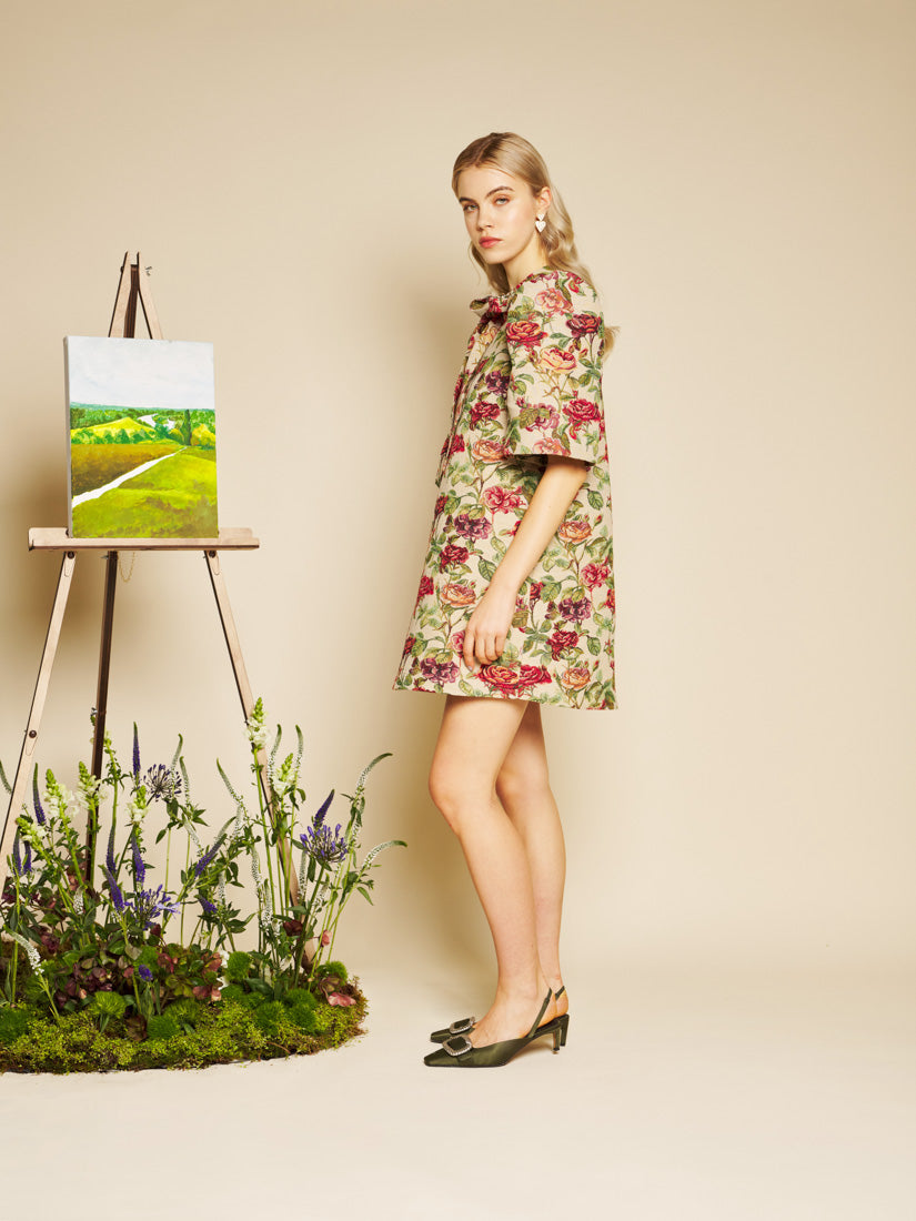 Petunia Tapestry Mini Dress – Sister Jane
