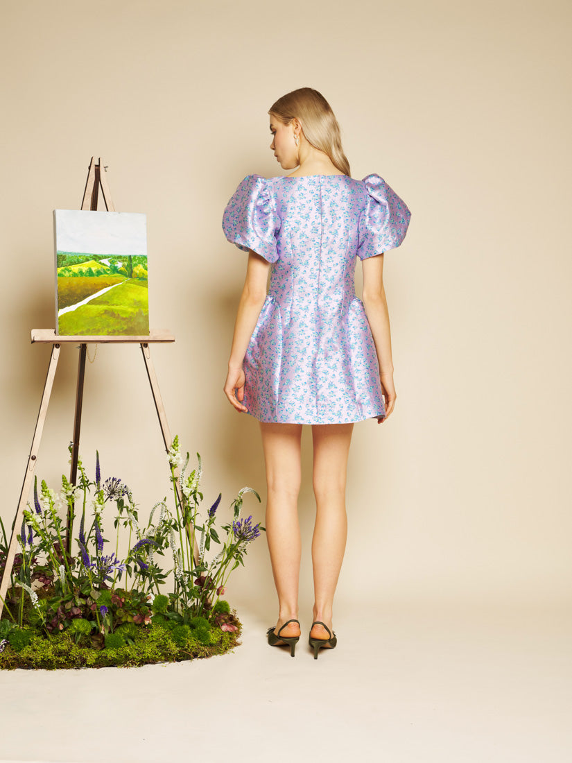 Wisteria Jacquard Mini Dress – Sister Jane