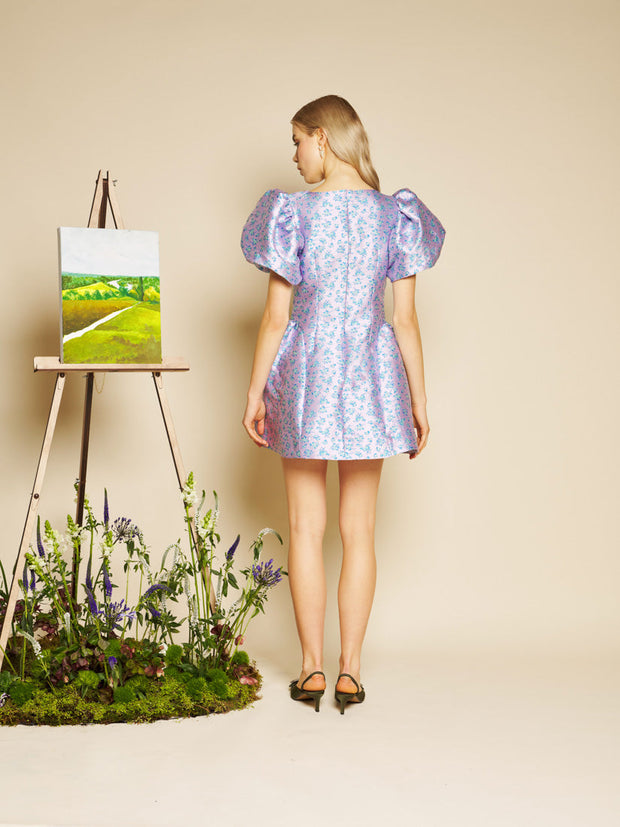 Wisteria Jacquard Mini Dress – Sister Jane
