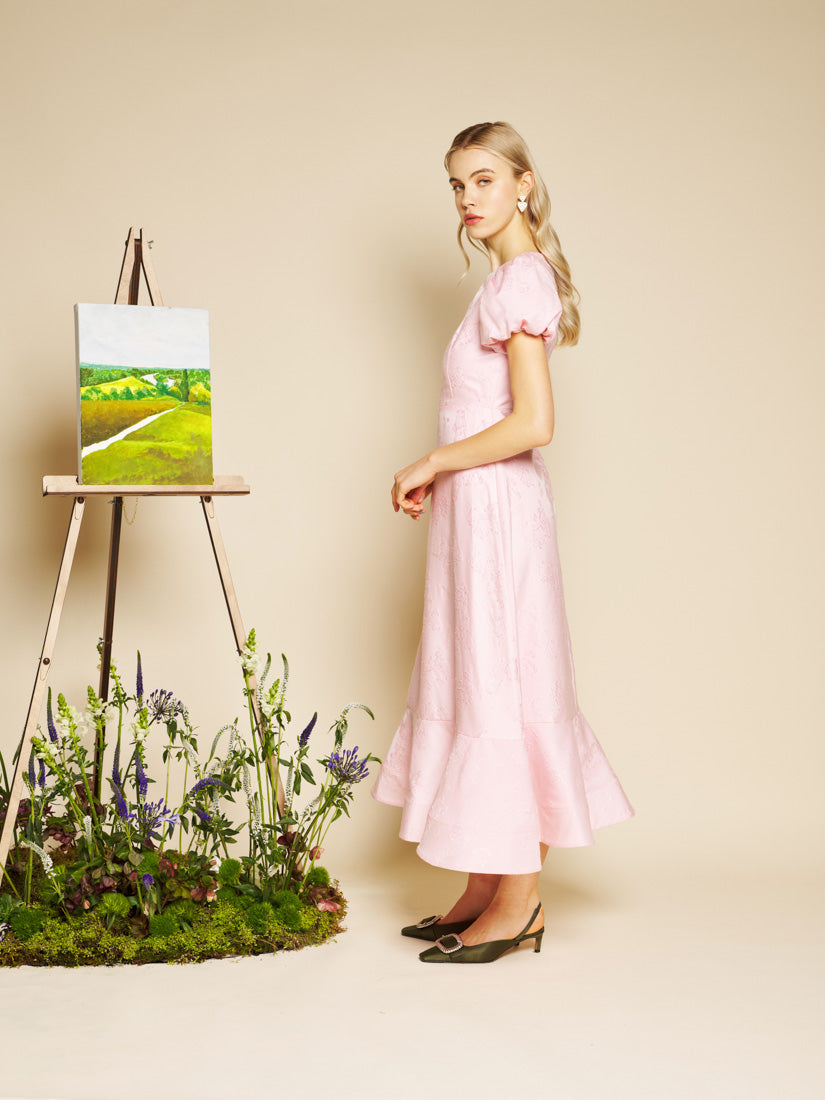 Palette Jacquard Midi Dress – Sister Jane