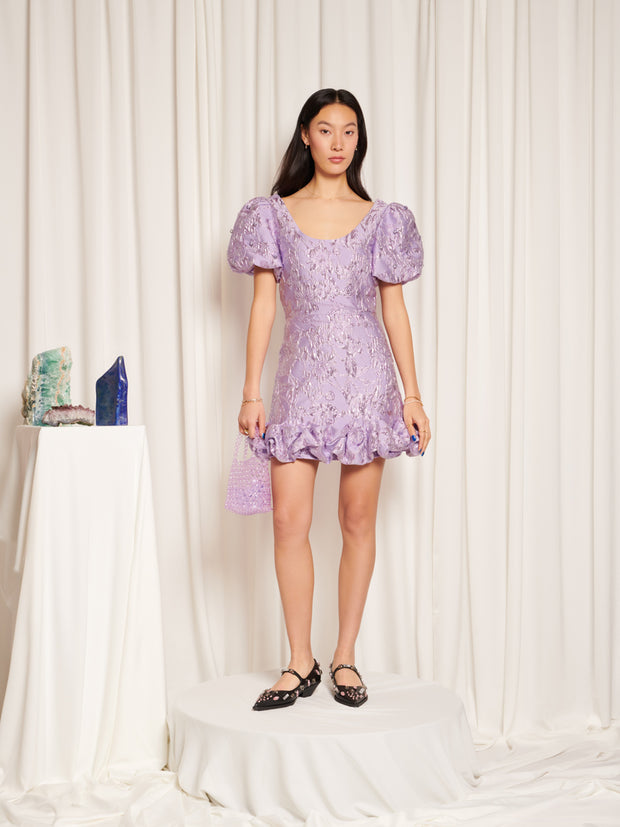 amethyst mini dress Amethyst Mini Dress Lilac Purple / M+