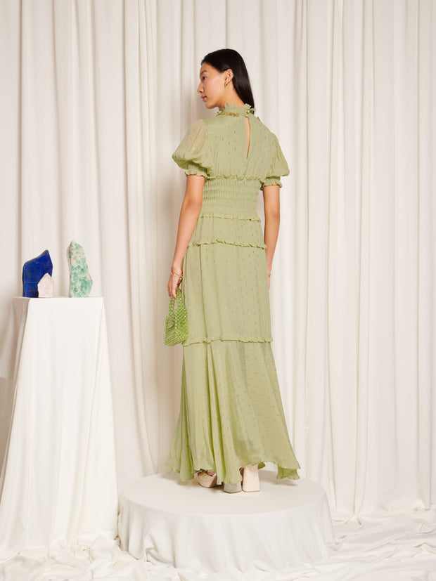 Peridot Maxi Dress Pastel Green / M
