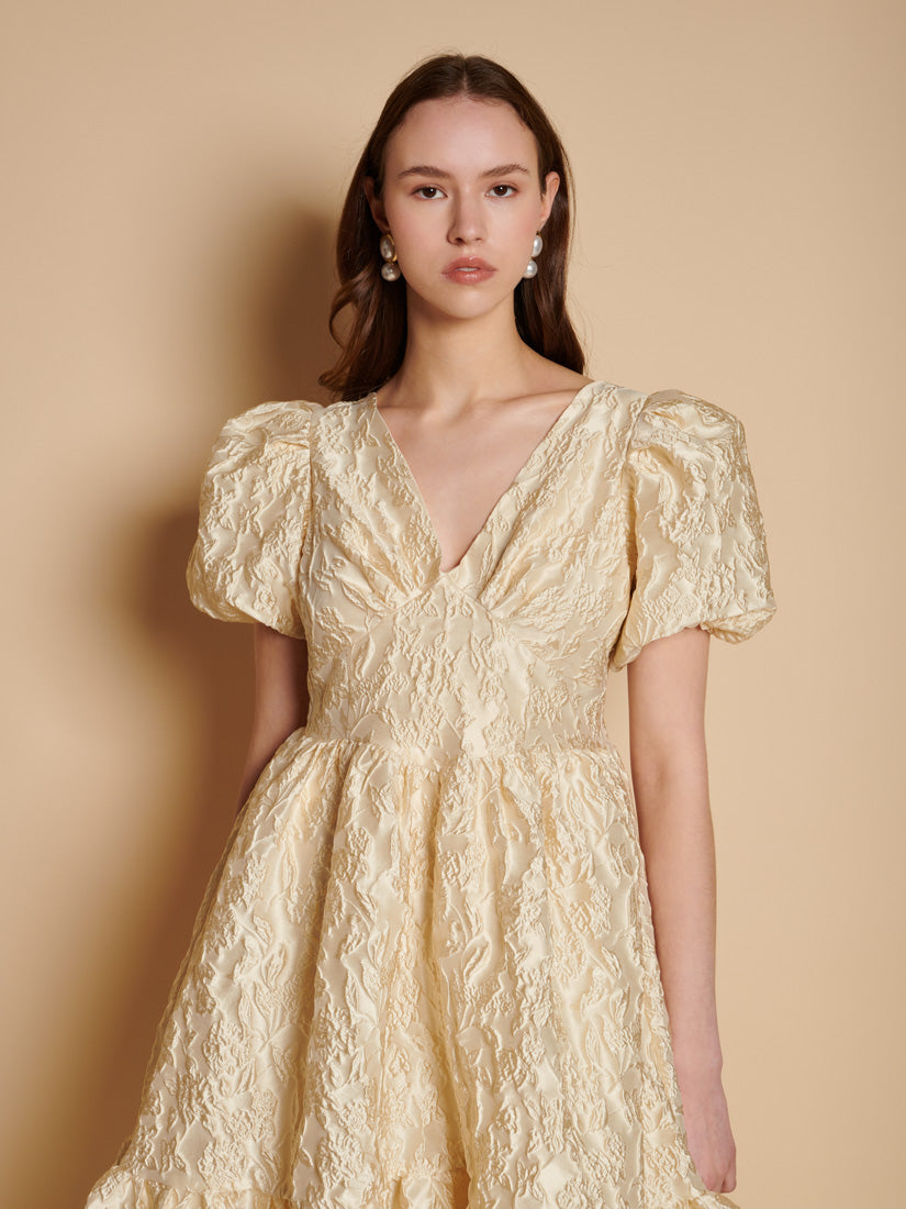 Yarrow Jacquard Midi Dress – Sister Jane