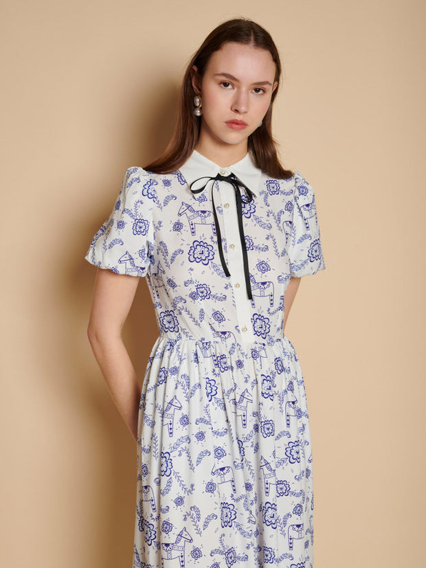 sister jane picture perfect midi dress Dala Print Midi Dress – Sister Jane