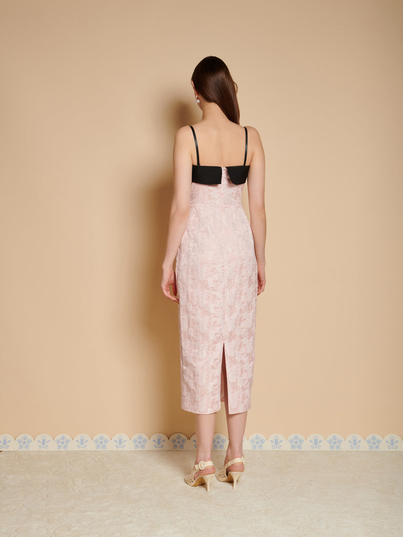 Anders Jacquard Bow Midi Dress – Sister Jane