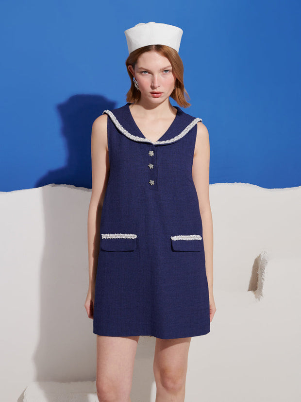 Breeze Tweed Sailor Dress – Sister Jane