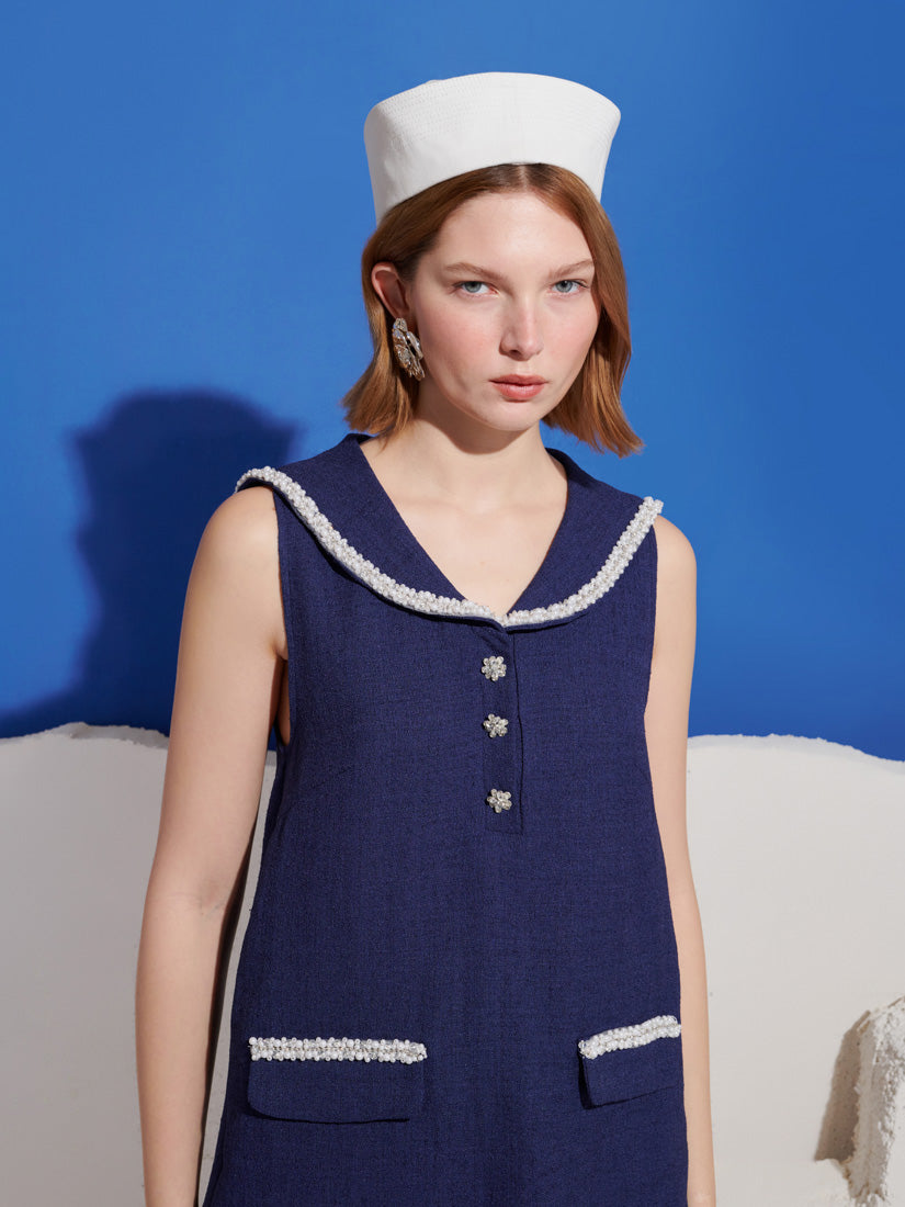 Breeze Tweed Sailor Dress – Sister Jane