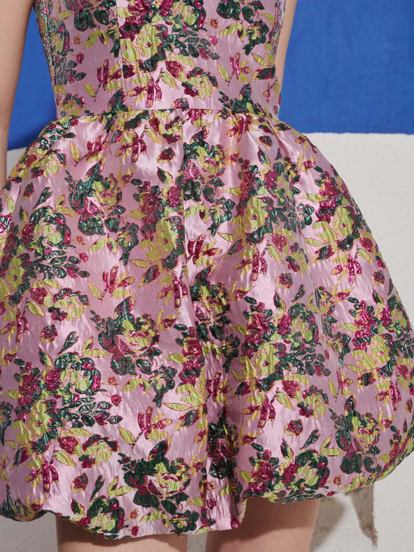 Sweet Blossom Jacquard Mini Dress – Sister Jane