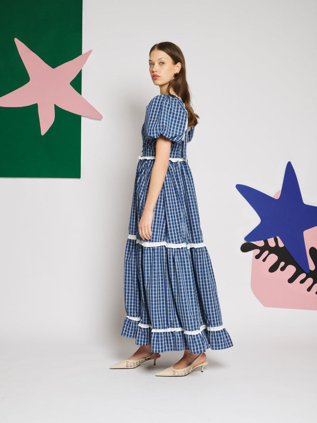 Celeste Check Maxi Dress – Sister Jane