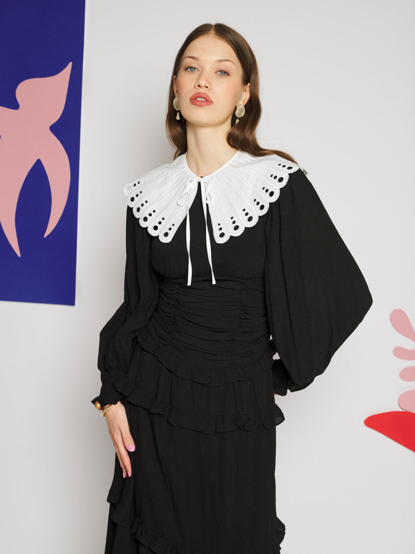 Lumiere Collar Maxi Dress – Sister Jane