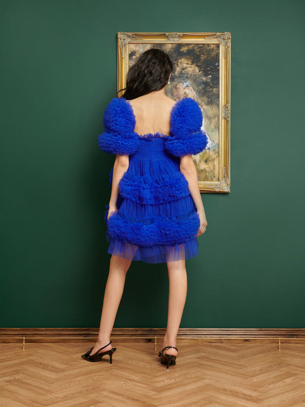 <b>DREAM</b> Whitney Tulle Ruffle Mini Dress