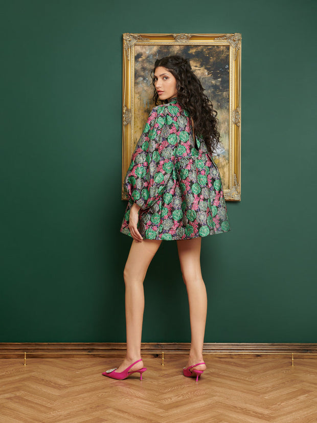 <b>DREAM</b> Rivera Jacquard Mini Dress