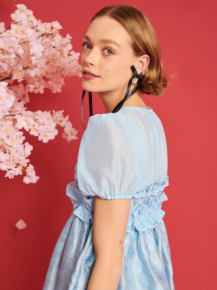ワンピース dream sister jane parlour organza dress Dream Sister Jane Eva Pink Organza Dress - Style Charade