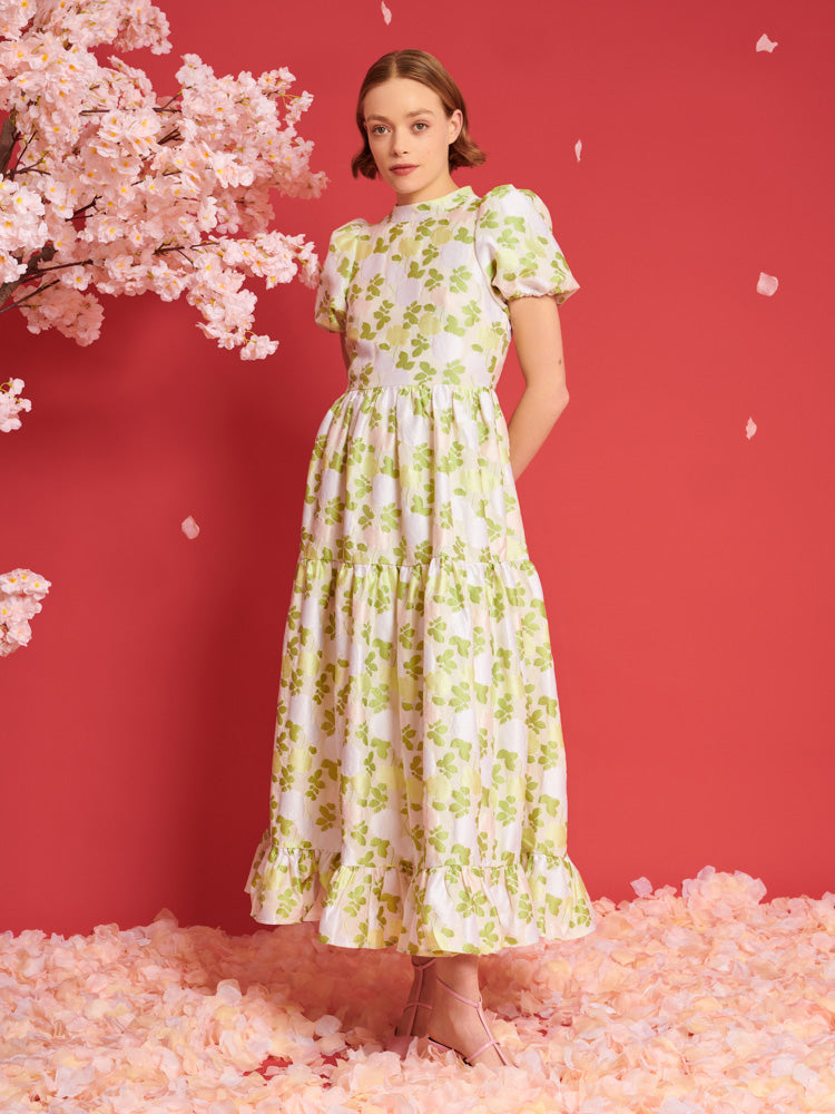 dream sister jane pink floral dress DREAM Amour Jacquard Mini Dress Orchid Pink / M+