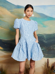 <b>DREAM</b> Blue Eyes Jacquard Mini Dress
